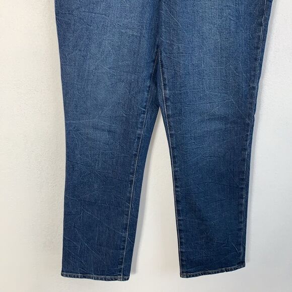 NWT J. Crew Essential Straight Leg All Day Stretch High Rise Cropped Jeans Sz 28 - Picture 3 of 9